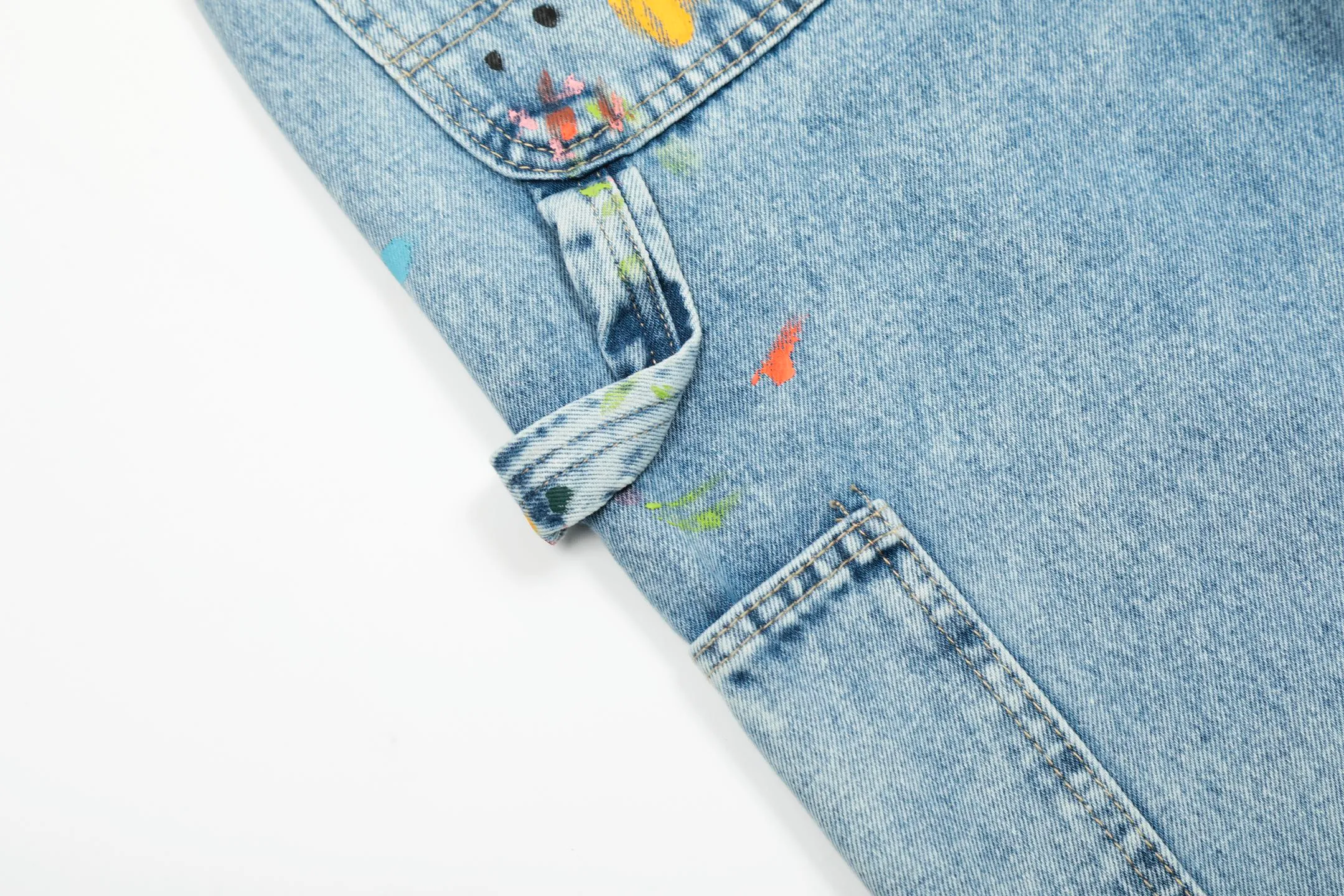 #8163 P250💰 Independent GALLERY DEPT. Vintage splicing loose washed flared jeans - truly restore the ultimate texture of Vintage - original hardware accessories washed and other elevators, QR code analysis are all purchased from the original factory, high degree of restoration, you are welcome to compare the products~ - three-dimensional version loose and comfortable without picking the body shape taller and slimmer factory Seiko original factory quality control same style for men and women can be matched with couples Versatile recommendation Necessary jeans for all seasons -Size: 28 30 32 34 36
